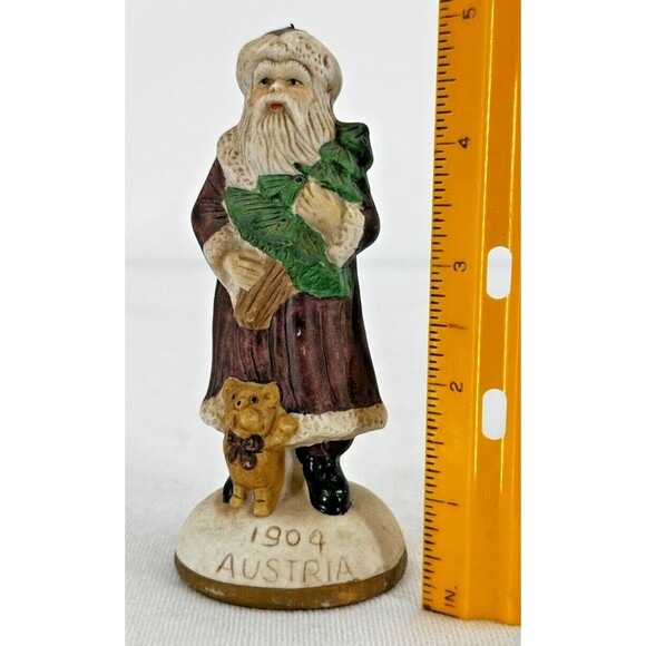 VTG Heilig Meyers Santa Claus Around the World Christmas Figurine ~1904 Austria - Picture 8 of 8
